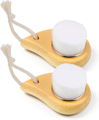 2pcs Soft Bristle Face Cleansing Brush Manual Face Brush by Unknown