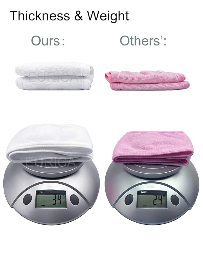 EUICAE Spa Headband Sweat Towel Wrap Non-Slip Stretchable Washable - Image 3