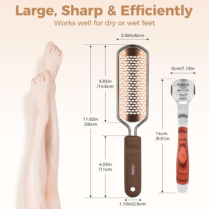 Foot File Foot Scrubber Pedicure - Image 5