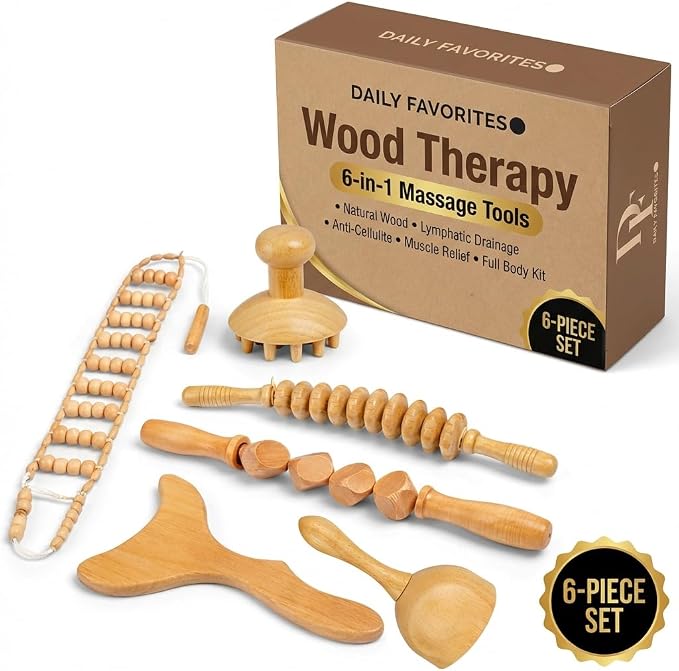6-in-1 Wood Therapy Massage Tools – Lymphatic Drainage Massager Maderoterapia - Image 8