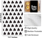 2PCS Cute Heart Love Home Sweet Home Valentine's Kitchen Towels, Valentines Day - Image 2