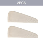 MaopaoBeauty 2 Pack Large Microfiber Hair Towel Wrap, Quick Dry Hair Towels - Image 3