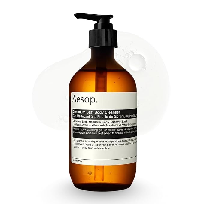 Aesop Geranium Leaf Body Cleanser | Gentle Shower Gel by AesopUSA