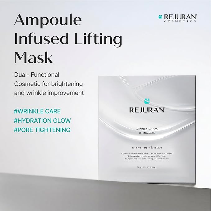 REJURAN® Ampoule Infused Lifting Mask, DOT™ c-PDRN® – Firming & Pore-Tightening - Image 2
