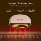 ZDEER LED Red Light Therapy Face & Neck Massager, Electric Heated Gua Sha - Image 5