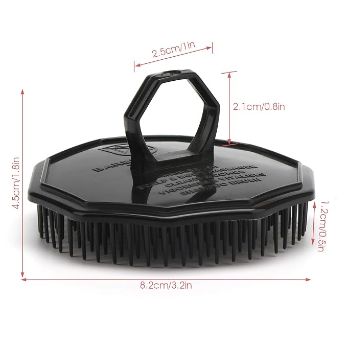 Scalp Massage Shampoo Brush, Segbeauty 4pcs Massage Hair Brushes Floriated - Image 5