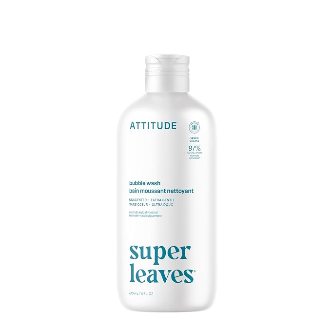 ATTITUDE Bubble Bath, EWG Verified, Plant and Mineral-Based, Dermatologically by ATTITUDE