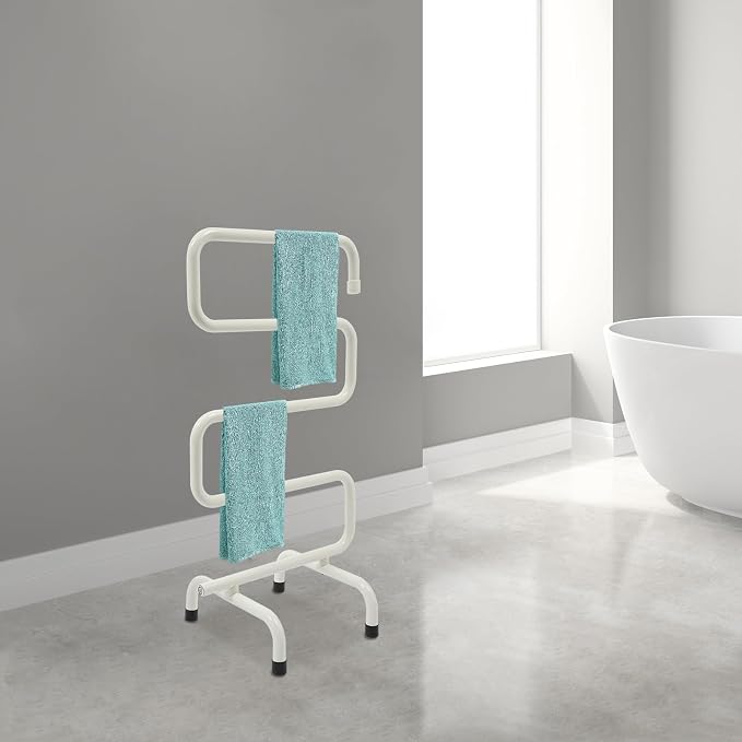 Electric Towel Warmer, S-Shaped Heated Towel Rack - Image 4