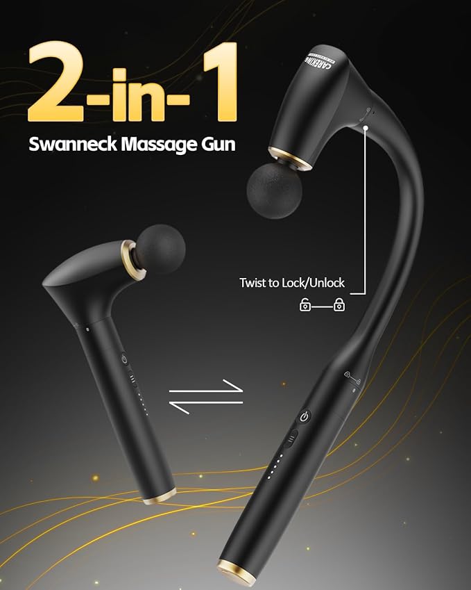 2-in-1 Detachable Percussion Massage Gun - Image 4