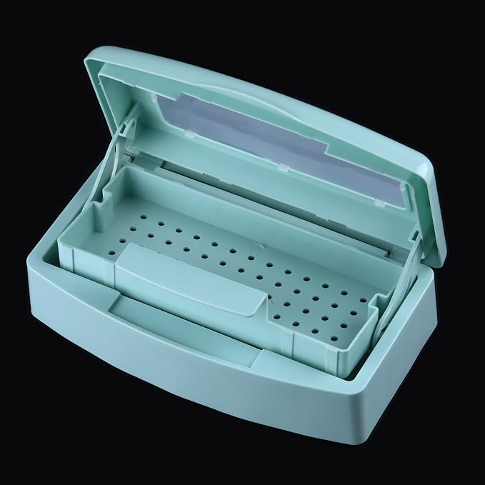 Nail Tool Sterilizer Box Plastic Disinfectant Container by SUTOKAKA