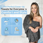 Infinitee Xclusives 100% Cotton Luxury Bath Towels Set of 2 - Image 4