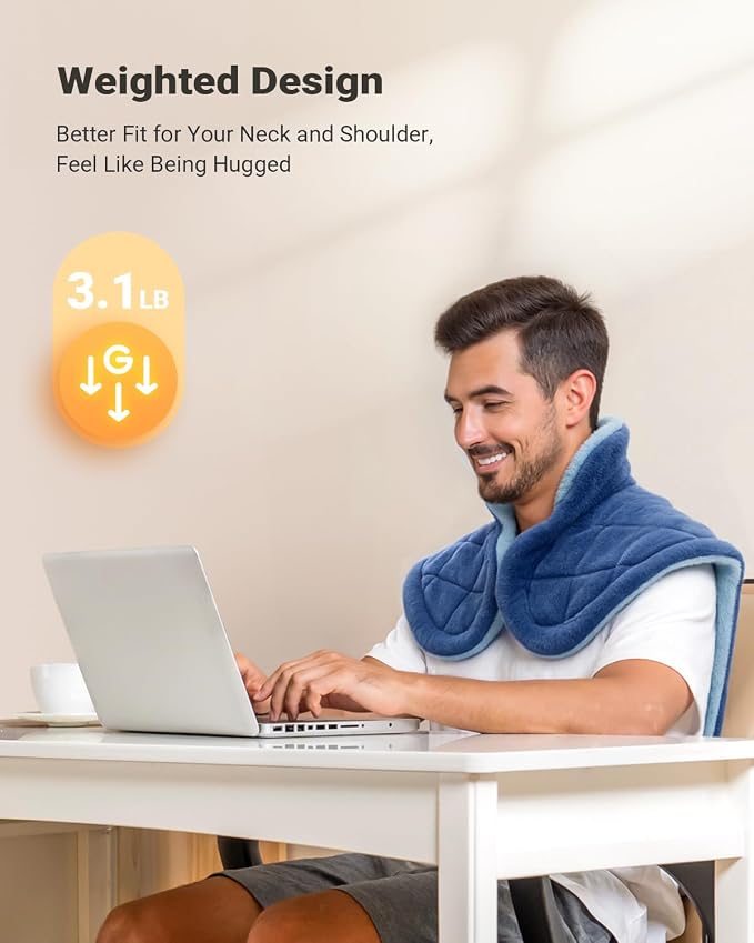 iDOO Heating Pad for Back Pain Relief, Mothers Day Gifts for Mom Women Mom - Image 3