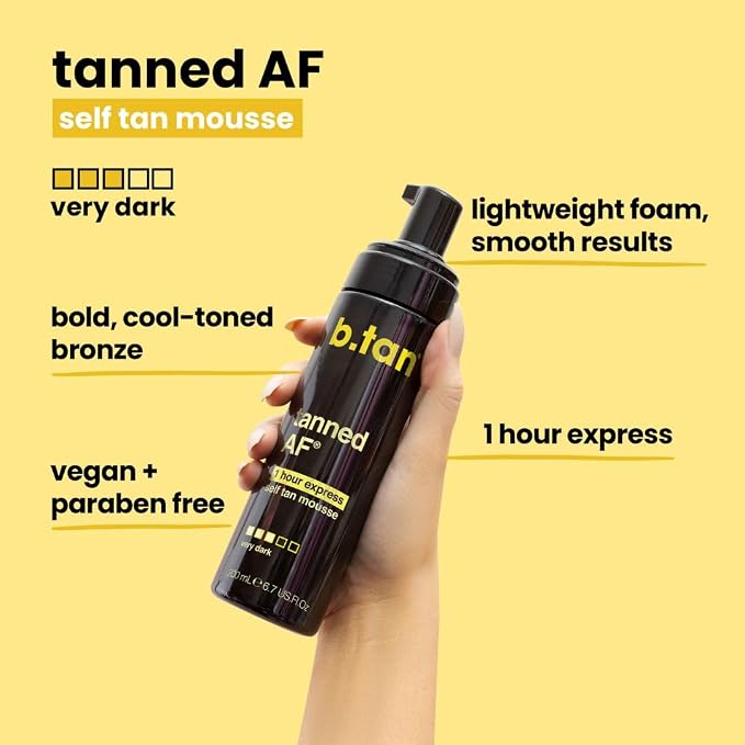 b.tan Dark Self Tanner Mousse | Get Tanned - Image 3