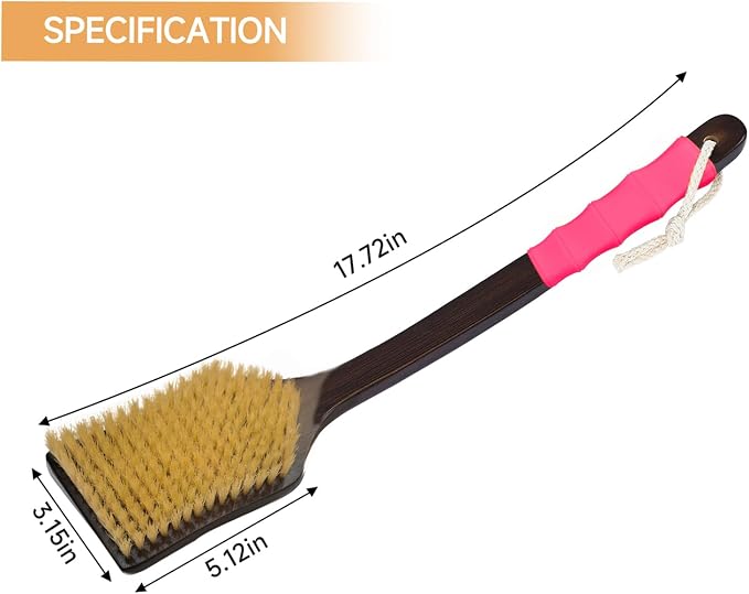 Back Scrubber Shower Brush, Dry Brushing Body Brush - Image 6