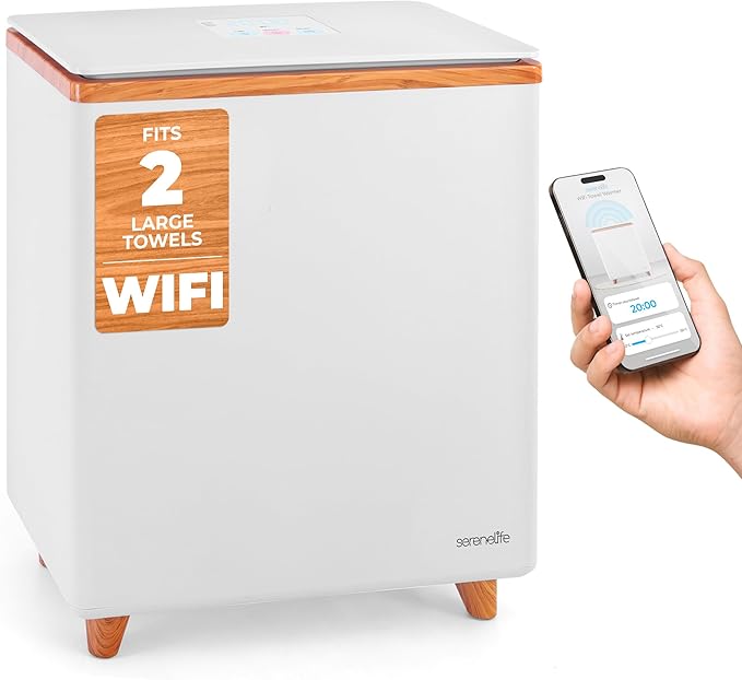SereneLife WIFI Luxury Rectangle Towel Warmer by SereneLife