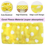 Shintop Sweet Super Soft Caroset Polka Dots Wash Cosmetic Headband Hairlace - Image 4