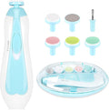 Electric Nail File Drill for Baby No Sharp Claws Hurt, 6 in 1 Safety Cutter by Qunlionslife