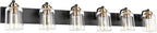 SOLFART Bathroom Vanity Light Black and Brass Bathroom Light fixtures Durable by SOLFART