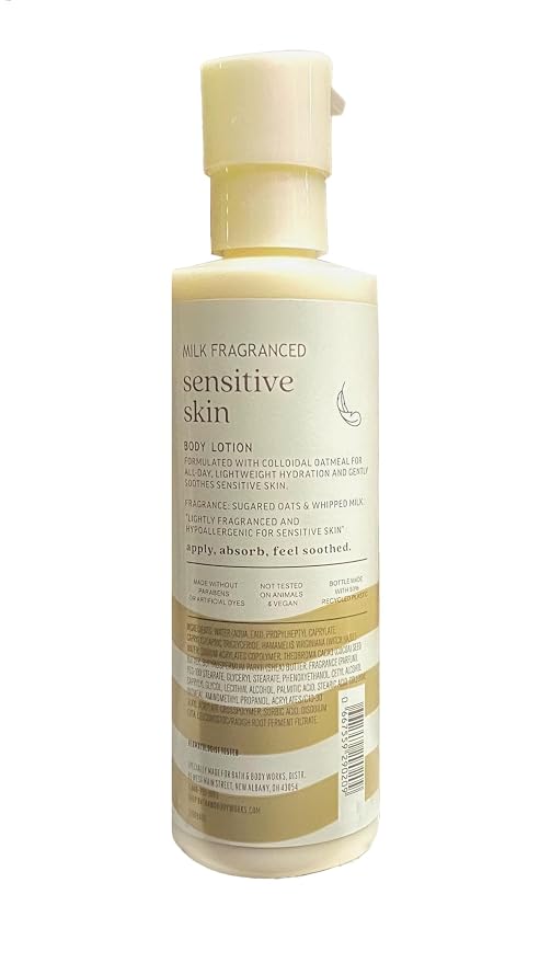 Bath & Body Works Sensitive Skin Milk Fragranced 2 Pack Body Lotion Bundle - Image 3