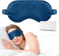 Silk Sleep Mask, Eye Mask for Sleep Women Men, Mulberry Sleeping Mask by Doitory