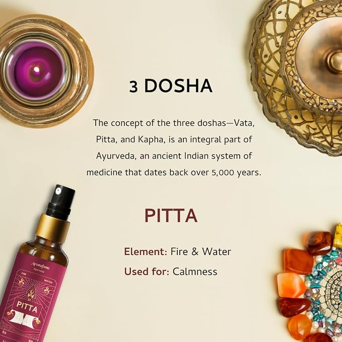 Mint & Marjoram Ayurveda Mist | Pitta Balancing Room Spray | Air Freshener | - Image 4