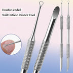 Cuticle Pusher with 2 Ends, Pre-treatment Cuticle Pusher Cuticle Remover with - Image 2
