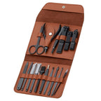 16 Pieces Manicure Set, Pedicure Kit, Nail Clippers, Stainless Steel by Lemon+Shane