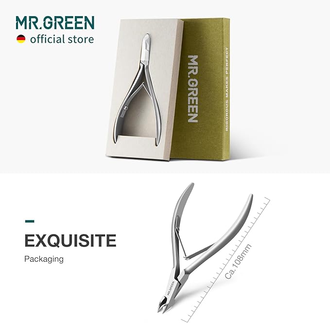 MR.GREEN Cuticle Nippers Nail Manicure Scissors Cuticle Clippers Trimmer Dead - Image 7