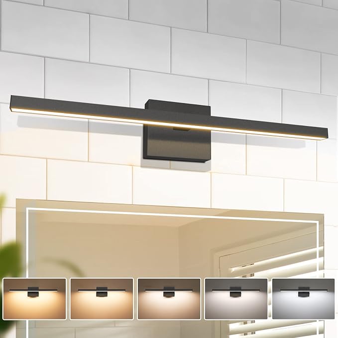 VOLISUN Modern Bathroom Vanity Light 23.6 inch, 14W Dimmable 5CCT Led Bathroom by VOLISUN