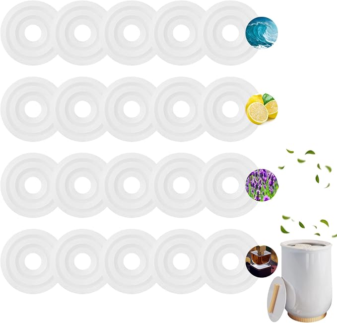 Demissle 24 Pcs Replacement Fragrance Scented Pads Disc Fresh Oil Refill Pad by Demissle