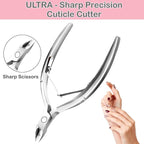 Cuticle Trimmer Cuticle Nippers, Durable Cuticle Cutter, Salon Toe Nail Cuticle - Image 3