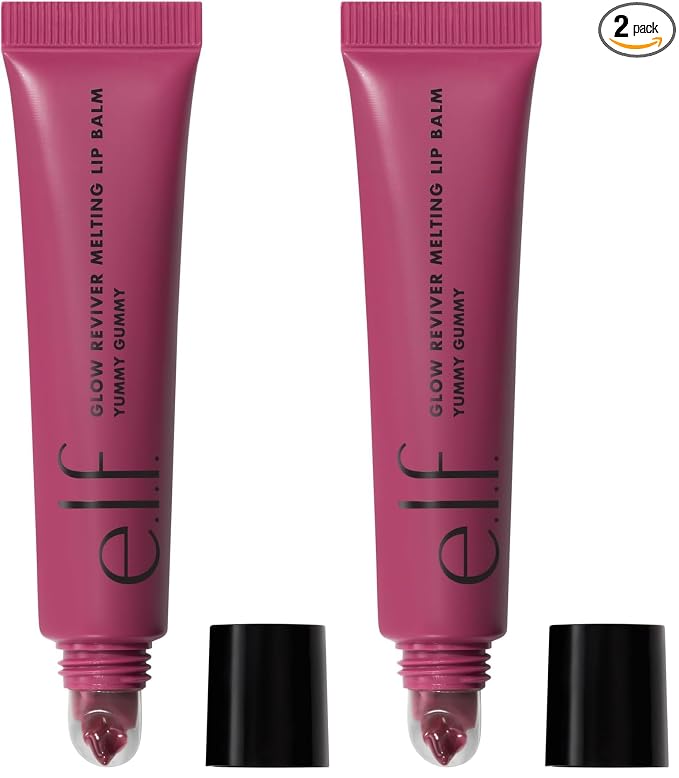 e.l.f. Glow Reviver Melting Lip Balm, Hydrating Tinted Lip Balm by elf