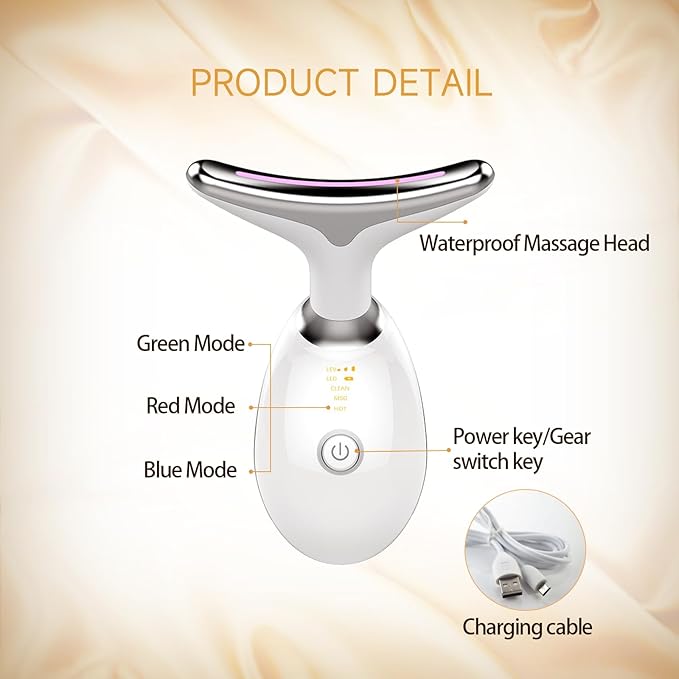 Neck Face Device, 3 in 1 Portable Face Sculpting Tool, Three Modes Facial Skin - Image 6