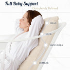 Luxury Bathtub Pillow, Gift for Christmas Birthday Mother's Day, Skin-Friendly - Image 2
