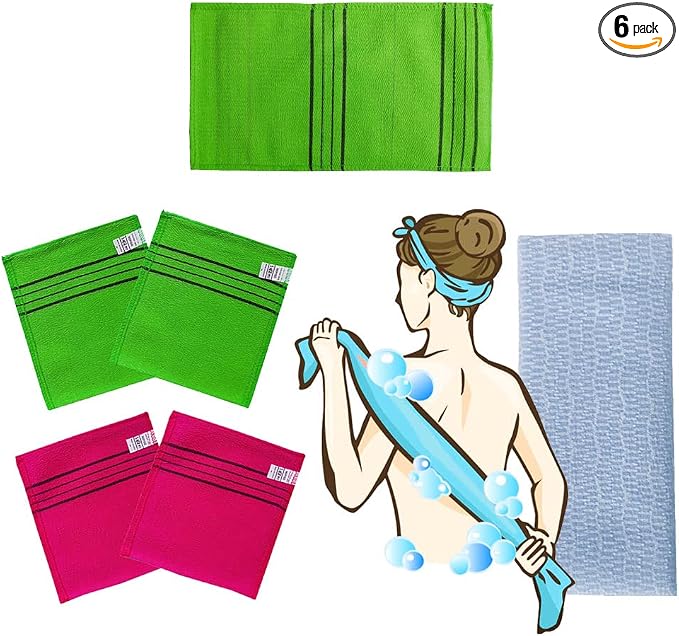 Exfoliating Bath Washcloth Mitt by NOPIGOSEOULKOREA