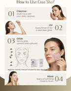 Gua Sha Facial Tool – Pink Stone Guasha Tool - Image 6