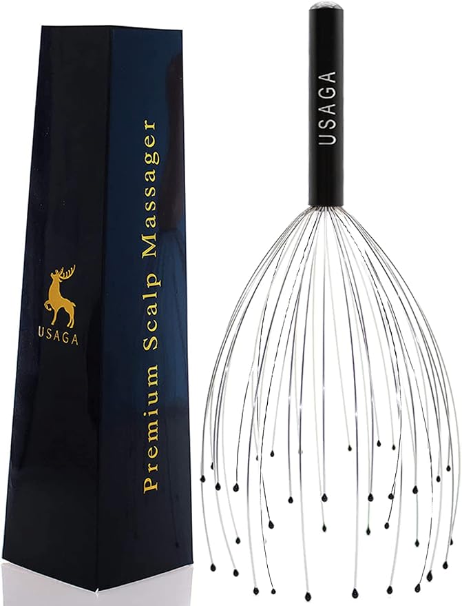 USAGA 36 Fingers Head Massager Scalp Massager Head Scratcher, Stocking Stuffers by USAGA