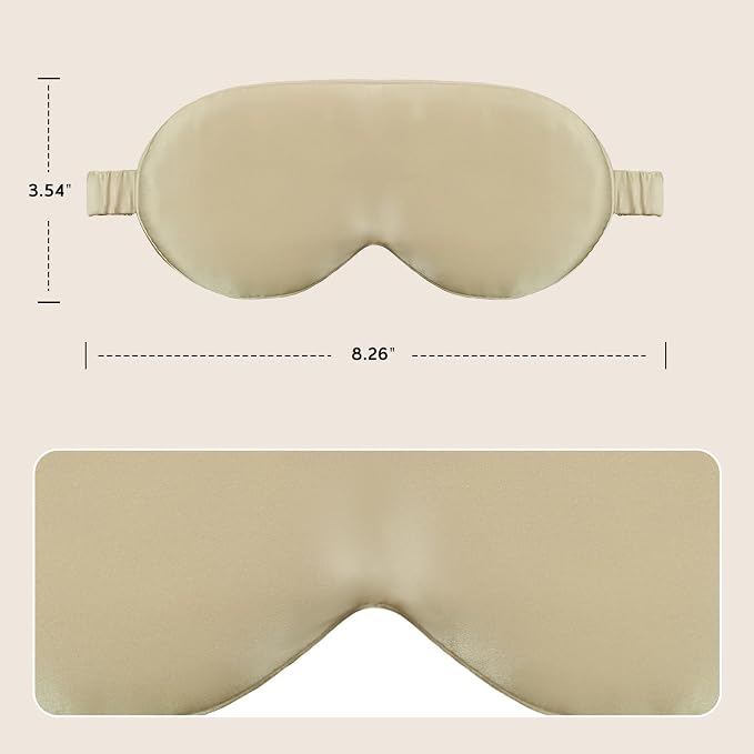 Luxury 22 Momme Mulberry Silk Eye Mask - Image 3
