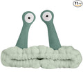 Jowmoy Cute Light green Snail Headband, Wash Face by Jowmoy