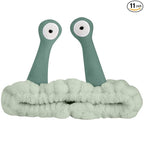 Jowmoy Cute Light green Snail Headband, Wash Face by Jowmoy