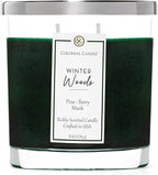 Colonial Candle Winter Woods Scented Candle Jar, Highly Fragranced Candles by ColonialCandle