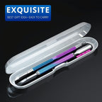 2PCS Metal Cuticle Pusher and Scraper, Nail Trimmer Cutter Stainless Steel Gel - Image 4
