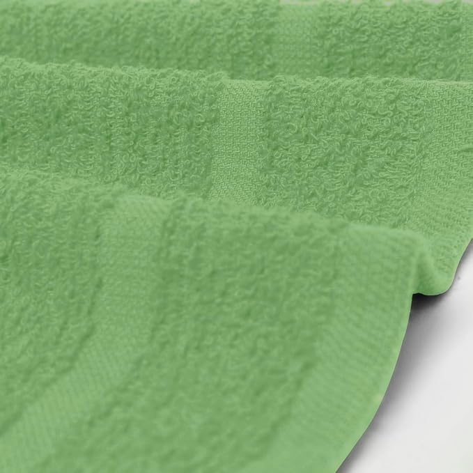 Avalon Towels Cotton Washcloths 24-Pack – 12 x 12 Inch Sage Green Super Soft & - Image 5