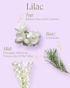 M&SENSE Dual-Wicks Lilac Scented Candles 12oz, 2 Wick Spring Soy Candle - Image 2