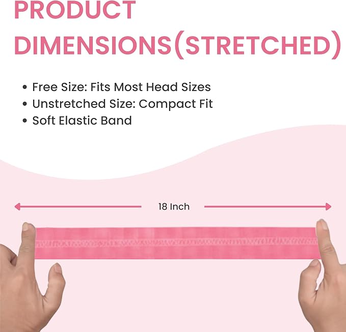 Disposable Bouffant Caps 21 Inch Non Woven Hair Net Elastic Head Cover - Image 3