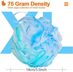 Urbanstrive Shower Bath Sponge XL 75g Soft Shower Loofahs Balls - Image 2