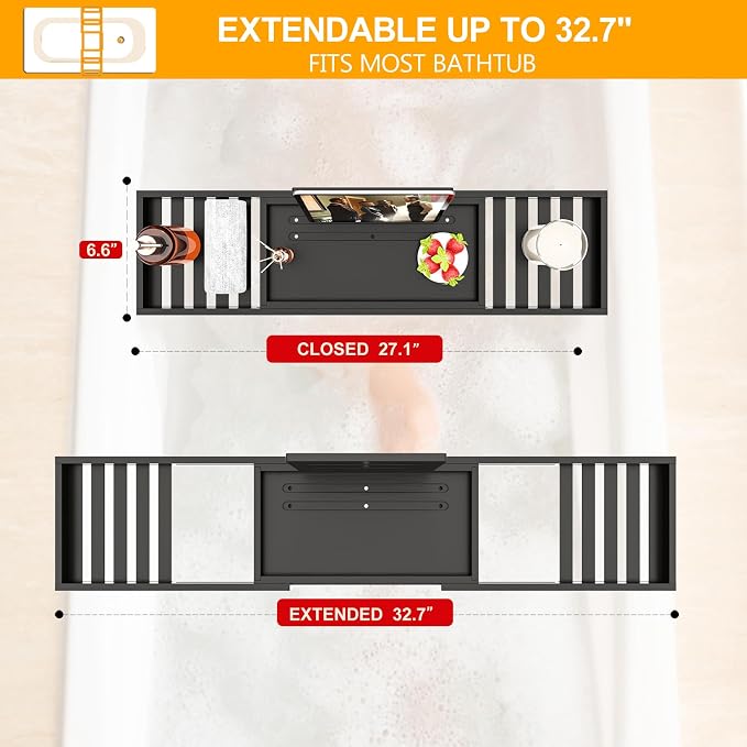 Bathtub Tray Black - Image 3