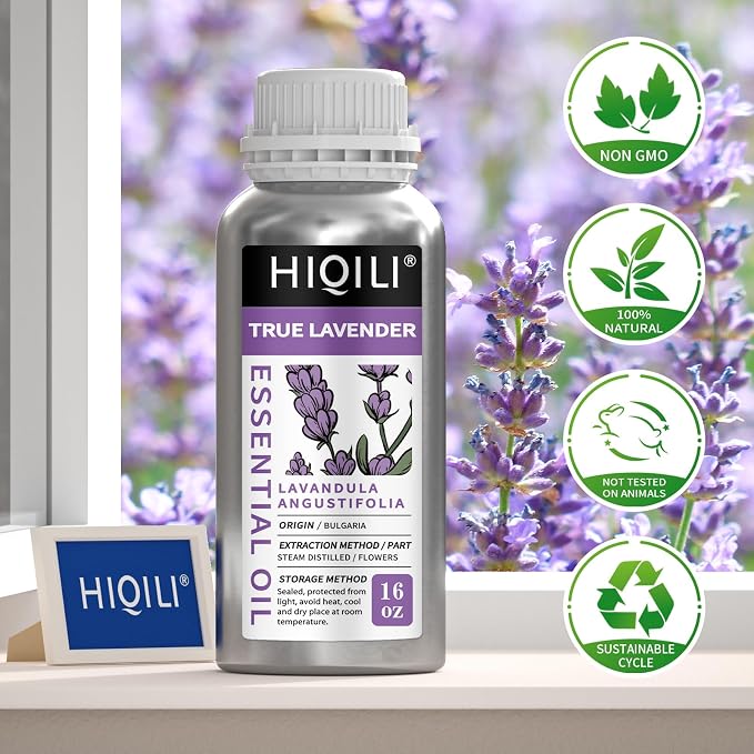 HIQILI Lavender Essential Oil Large Capacity, 100% Natural - Image 6