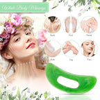 Treela 5 Pcs Gua Sha Facial Tools Set and 1 Pcs Body Gua Sha Massage Tool - Image 5