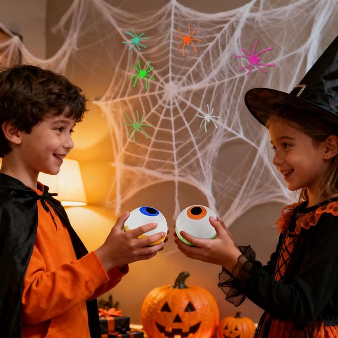 Halloween Bath Bombs for Kids Gifts: 9 Pcs Eyeball Bath Bomb - Image 7